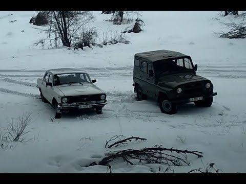 Видео: Лесные мини-покатушки на волге и уазе