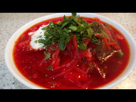 Видео: Очень вкусный борщ без зажарки