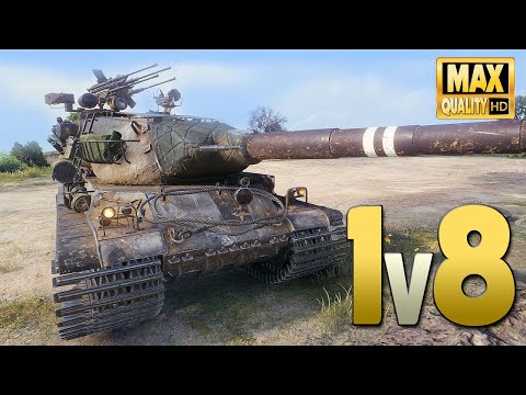 Видео: AMX M4 54: профессиональный игрок в ситуации 1 на 8 - World of Tanks