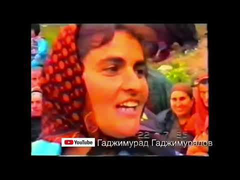 Видео: Поёт Яхья в дуэте (с.Худуц)1995 г  Даргинская песня