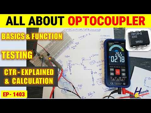 Видео: {1403} Объяснение функций оптопары и CTR | Подробный расчёт коэффициента передачи тока