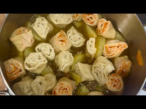 Видео: ШТРУДЕЛЬ, штрудель с МЯСОМ ! Это очень вкусно 🤤 қазақша рецепт