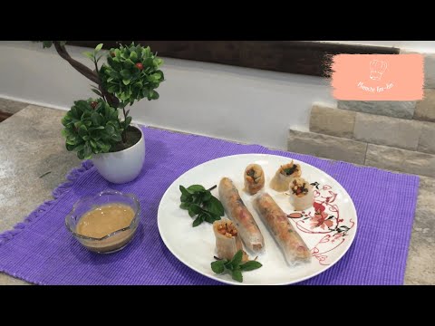 Видео: Здравословни Пролетни Рулца със Зеленчуци и Таханов Сос!