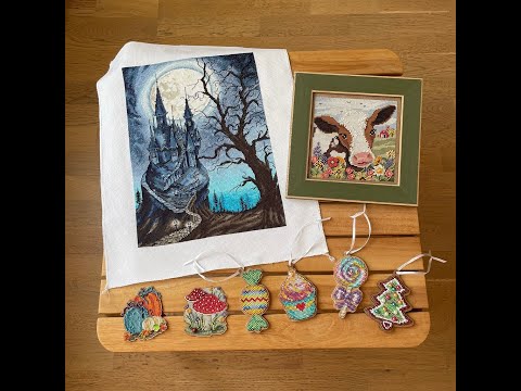 Видео: 100. Мои готовые работы зимы)