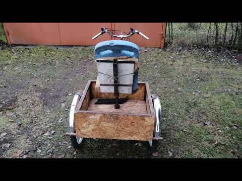 Видео: Велотрайк прямой самоделка