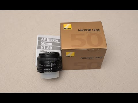 Видео: Обзор объектива nikon nikkor 50 mm f 1.8 D