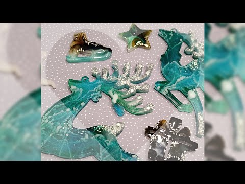 Видео: Ёлочные игрушки из эпоксидной смолы🎄
