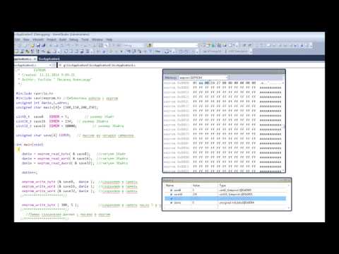 Видео: Микроконтроллеры avr для начинающих " EEPROM "
