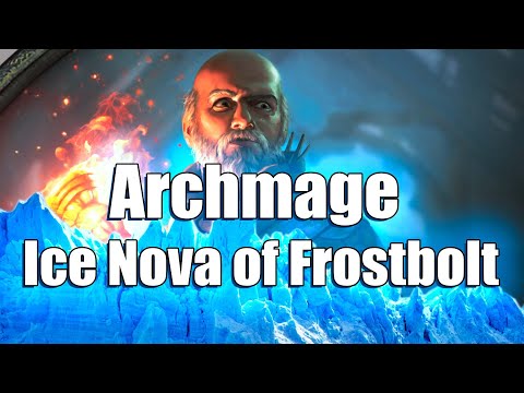 Видео: Archmage Ice Nova of Frostbolt Мега крутой билд | Path of Exile Necropolis 3.24