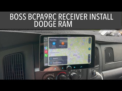 Видео: Установка приемника Boss BCPA9RC и камеры заднего вида на Dodge Ram.