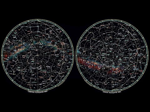 Видео: Вращение звёзд в северном и южном полушариях. Шах и мат, плоскоземельщики!