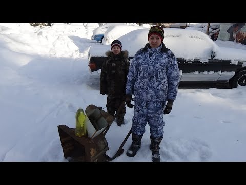 Видео: Самодельный снегоуборочник из бензопилы дружба,испытание.