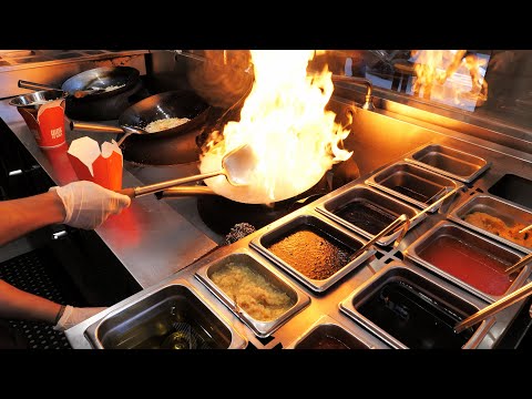 Видео: Всего 3 минуты!! самая быстрая и популярная коробка с лапшой в | Нью-Йорке