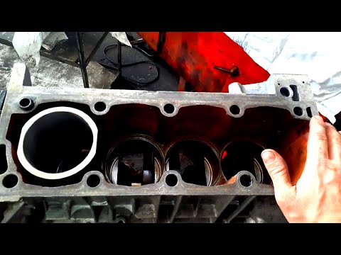 Видео: Как посадить мокрые гильзы в Блок ДВС. Пежо 405 .и аналогичные моторы.