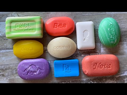 Видео: ASMR Soap cutting | Soap Carving|Резка мыла  | ASMR