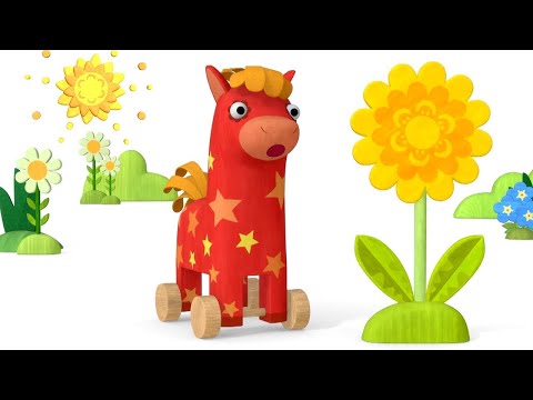 Видео: Деревяшки 🌻 Одуванчик ⭐ Мультики для малышей ✨ Super Toons TV
