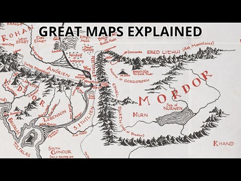 Видео: Невероятная карта Средиземья Толкиена | Great Maps Explained