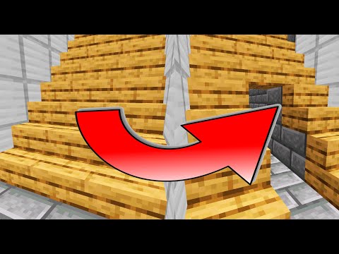 Видео: Как Построить Секретный Проход В Лестнице? Майнкрафт Механизмы