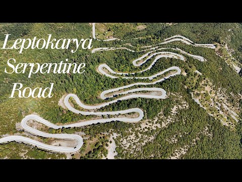 Видео: Серпентините на Лептокария на мотор 🏍️
