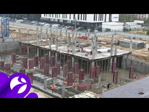 Видео: В Новом Уренгое строят новый жилой микрорайон