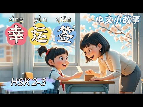Видео: Счастливый жребий | Медленный китайский | Китайские истории | Аудирование на китайском | HSK 2-3