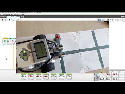Видео: Как найти перекресток. Программирование Lego Maindstorms EV3