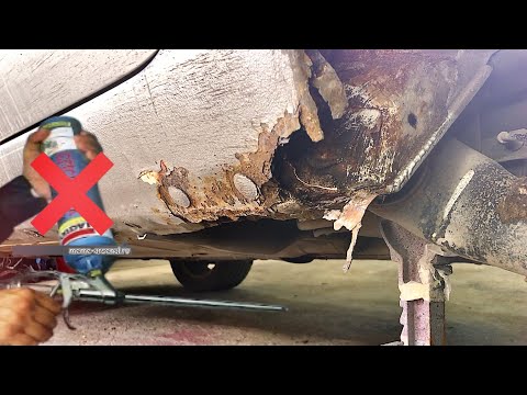 Видео: Сильно сгнил порог что делать ?