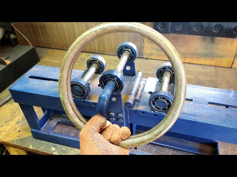 Видео: Эксперимент круглая труба на Профилегибе. Как согнуть круглую трубу на профилегибе.