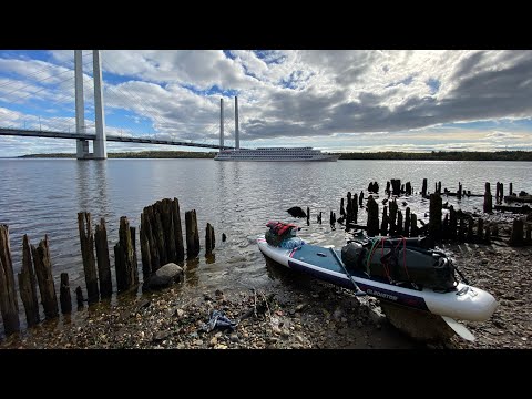 Видео: SUP поход с ночёвкой