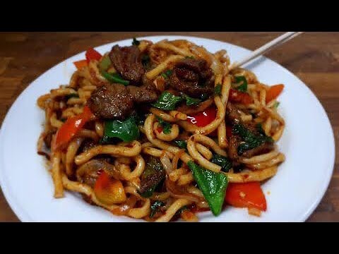 Видео: Лагман!🔥Уйгурский Жаренный Лагман!#уйгурскийлагман#жаренныйлагман#лагман#домашныйлагман