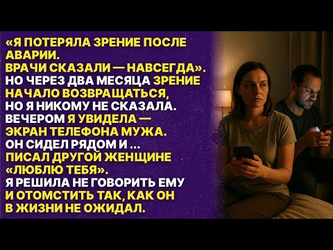 Видео: Мой муж думал, что я слепая и не увижу как он пишет любовные сообщения другой женщине