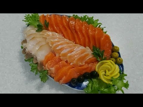 Видео: Праздничная нарезка рыбная. Бутерброды с икрой.