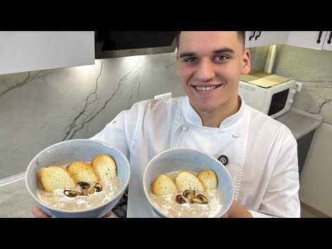 Видео: Грибний крем-суп ! Ніжний як шовк Готую кожен день !