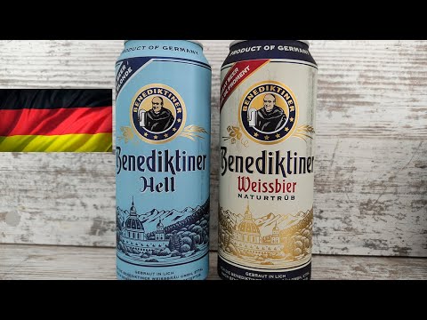 Видео: Обзор на немецкое пиво Benediktiner(Бенедиктинер) \ Benediktiner Weissbier и Benediktiner Hell