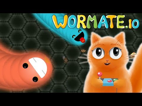 Видео: WORMATE - ВЕСЕЛЫЙ ЧЕРВЯК КУШАЕТ ВКУСНЯШКИ И НАБИРАЕТ МАССУ
