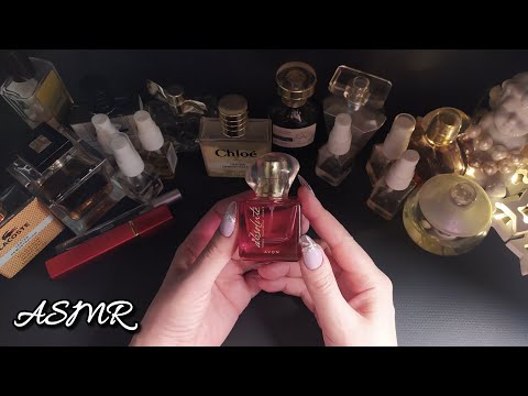 Видео: АСМР мои парфюмы, Эйвон и другие, липкий близкий шепот • ASMR парфюмерия Avon, видео для мурашек