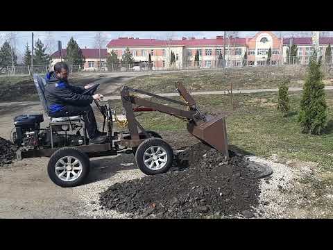 Видео: работа минипогрузчика