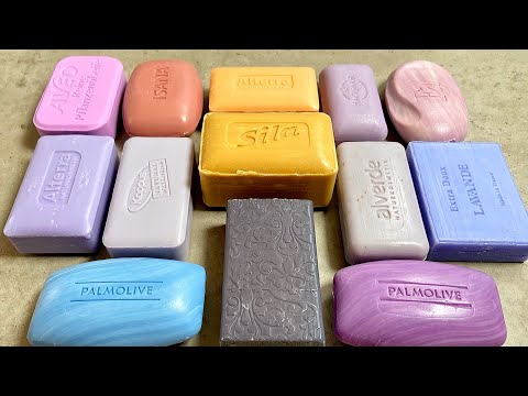 Видео: ASMR soap cutting 💙 АСМР мыло 💛 Резка мыла