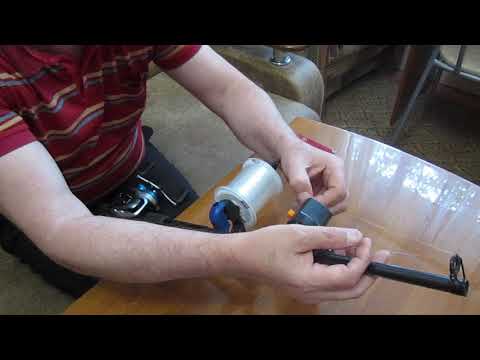 Видео: Намотка лески на мультипликаторную катушку. Помошники с Алиэкспресс.