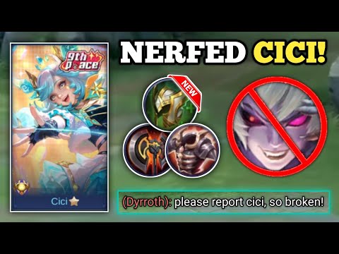 Видео: CICI ПОЛНОСТЬЮ ПОВРЕЖДЕНА ПРОТИВ ДИРРОТА! (Без перезарядки!💀) ЛУЧШАЯ СБОРКА CICI 2025 - MLBB