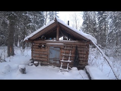 Видео: ОДИН В ЗАМОРОЖЕННОЙ ТАЙГЕ! ДОБРАЛСЯ ДО ЗИМОВЬЯ, ПРОБЛЕМЫ С ПЕЧКОЙ \ УСТАНОВИЛ ДОНКИ НА ХАРИУСА Ч.1