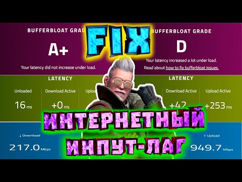 Видео: Фикс Буферблоат Интернетный инпут лаг | Bufferbload FIX