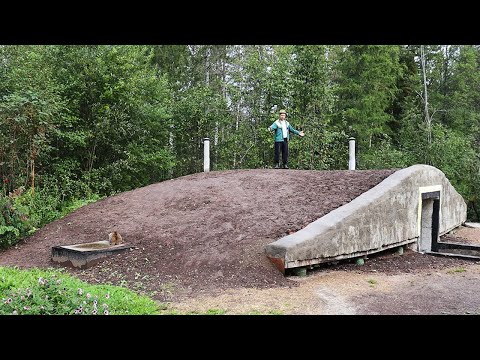 Видео: Разровнял землю на погребе!