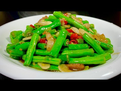 Видео: Неправильно жарить стручковую фасоль прямо в воде, я научу вас одному трюку, она хрустящая и сладкая