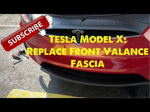 Видео: Как заменить передний бампер Tesla Model X