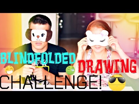 Видео: РИСУЕМ ВСЛЕПУЮ ВЫЗОВ!  | BLINDFOLDED DRAWING CHALLENGE!