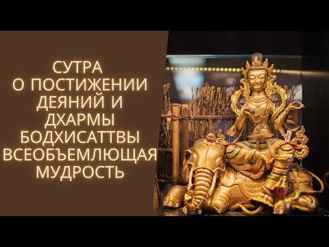 Видео: Сутра о постижении деяний и Дхармы бодхисаттвы Всеобъемлющая Мудрость