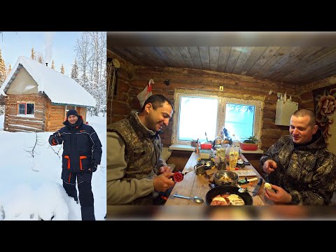 Видео: В ЭТОЙ ЛЕСНОЙ ИЗБЕ ХОЧЕТСЯ ЖИТЬ \ РЫБАЛКА ХАРИУСА В -30 \  ЕСТЬ ТРОФЕЙ \ ЖИЗНЬ И БЫТ В ТАЙГЕ