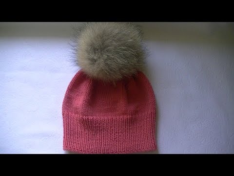 Видео: Вязание шапки с высокой резинкой