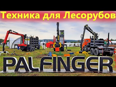 Видео: Камаз лесовоз с манипулятором Палфингер на конкурсе лесоруб 2021